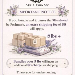 Ori's Things Important Notice Poster